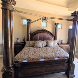 4 Post Cal King Bed Set