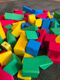Colorful toddler building blocks 100 pieces