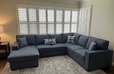 Sectional- Modular 4 piece Denim Blue
