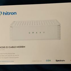 Hitron Cable Modem - Gigabit Internet Speeds