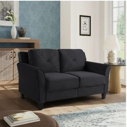 Black Loveseat 
