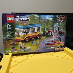 Lego Friends 41681 Forest Camper Van and Sailboat 