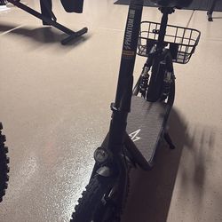 E bike scooter color black