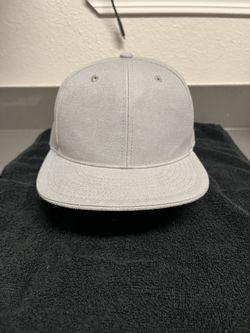Plain Grey Fitted Hat