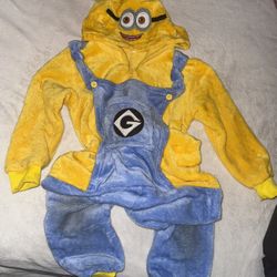 Minions Costume Size 4-6