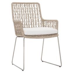 Carmel Hazelnut Outdoor Arm Chair