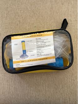 HEIMLICH CHOKING RESCUE DEVICE BAG FOR EMERGENCY SITUATIONS