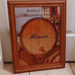 Vintage Wine mirror decor