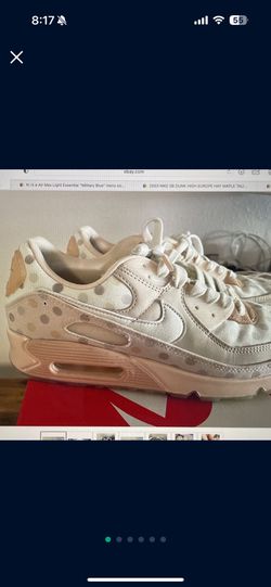 Nike Air Max 90 NRG Shimmer Sail Beige Venn Diagram Polka Dot CZ1929-200 Men's 10