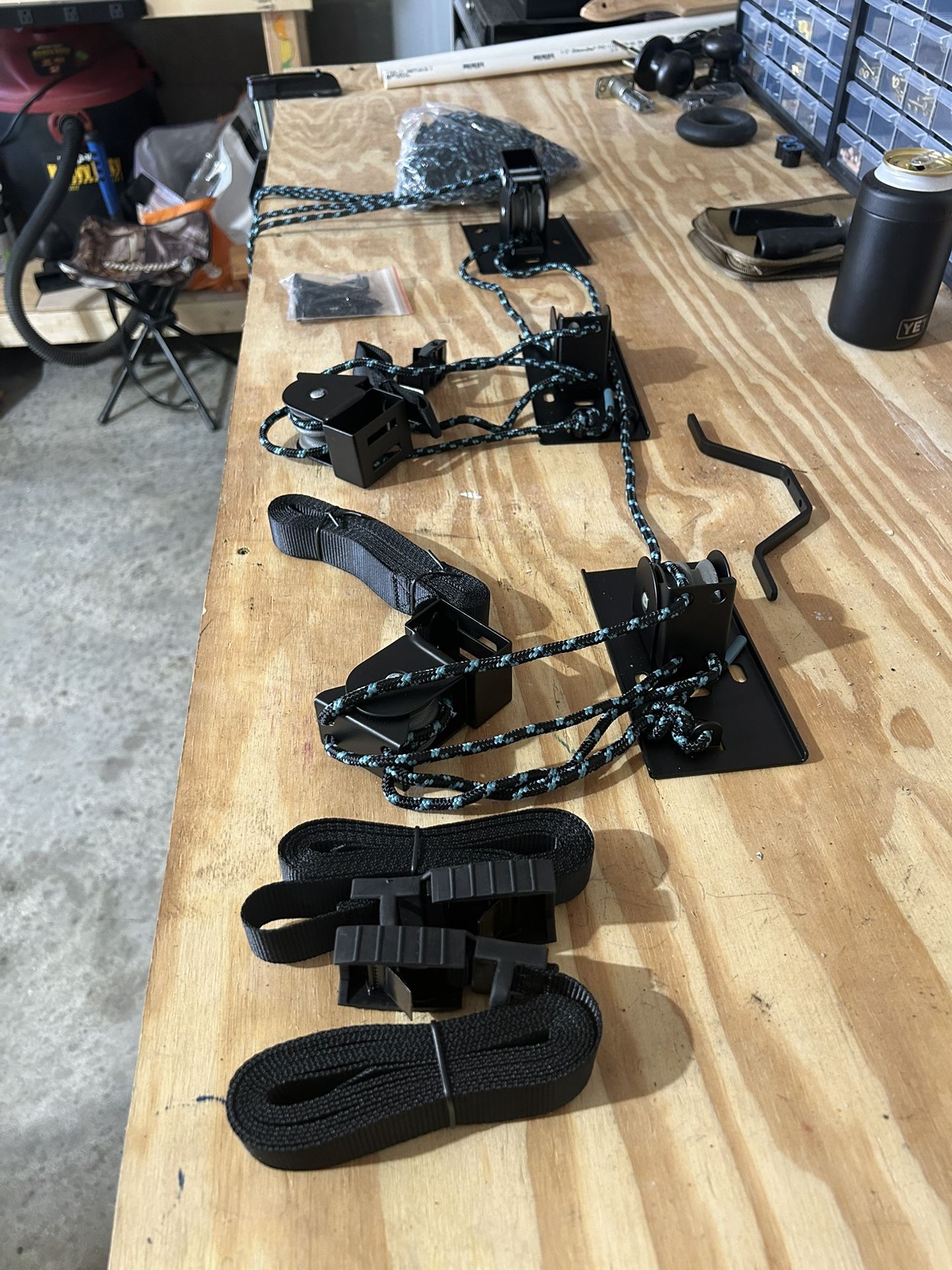 Kayak Garage Ceiling Pulley Hoist