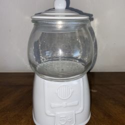 Table Top Faux Gumball Machine Decor 