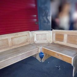 3 Piece Wooden Breakfast Nook. 