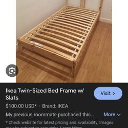Ikea Twin Bed frame 