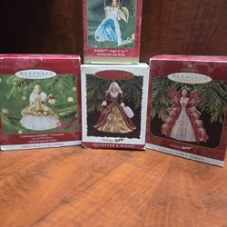 Vintage Barbie Hallmark Keepsake Christmas Ornaments 1(contact info removed)