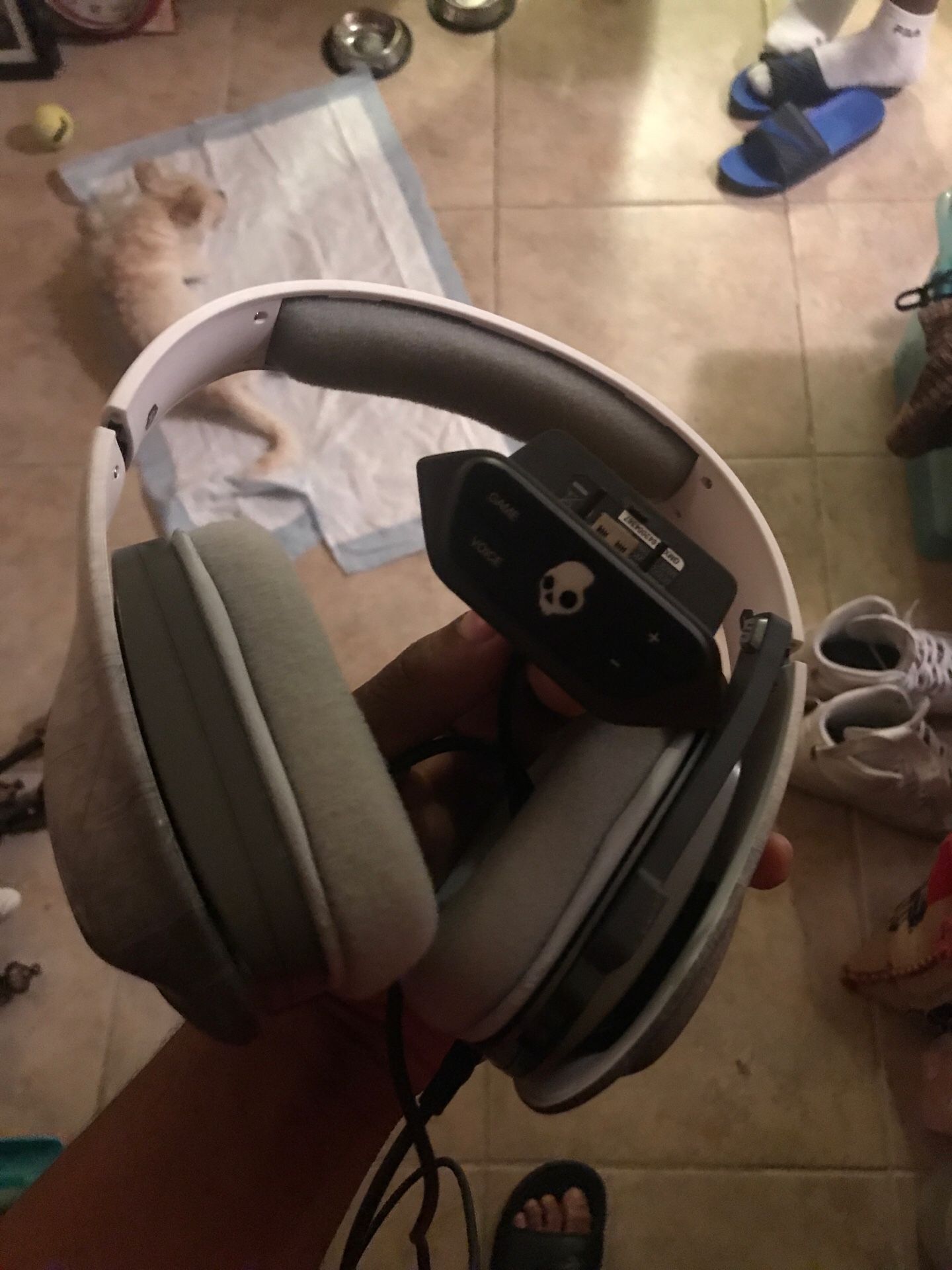 Gaming headset headphones