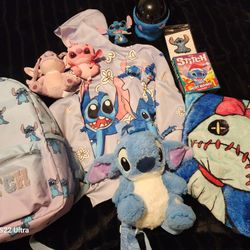 LOT STITCH BLANKET, BACKPACK, COAT, PURSE NIGHT LIGHT..