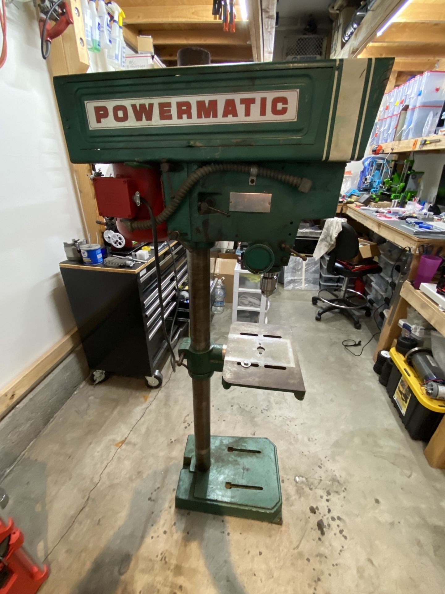 PowerMatic 110/220v Old iron USA Drill press