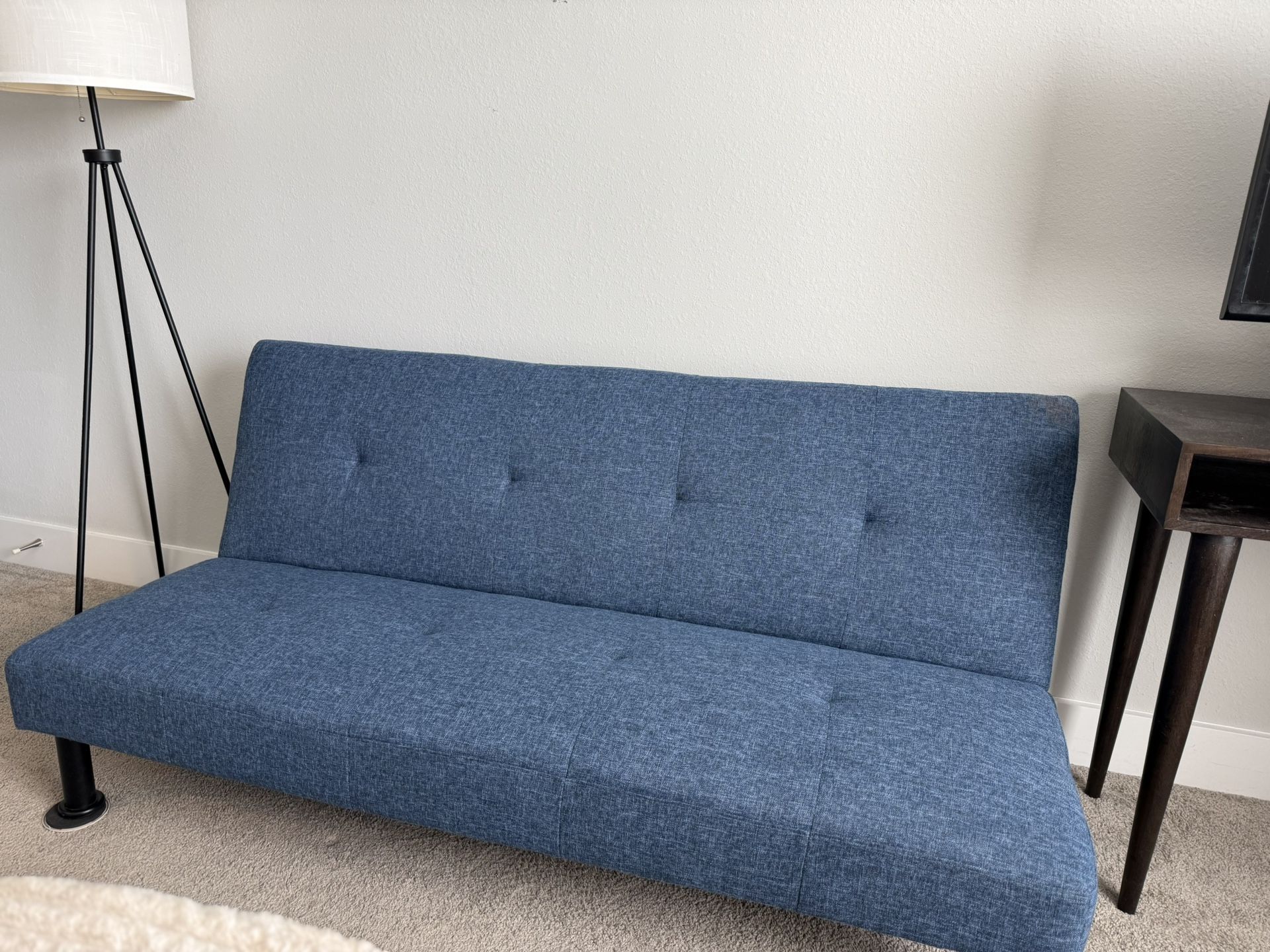 Great Condition Blue Futon