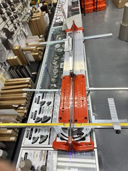 52” Super professional tile cutter “TO PUSH” for diagonal and straight cuts on single-double fired ceramic and porcelain stoneware tiles.