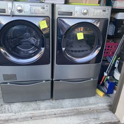 Washer And Dryer Kenmore Elite Gray 