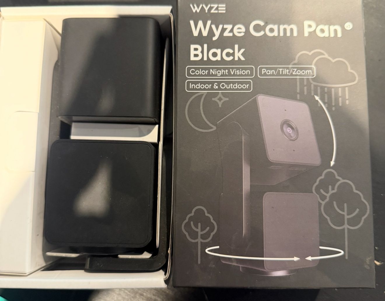 WYZE Cam Pan v3 Indoor/Outdoor IP65 1080p Pan/Tilt/Zoom Wi-Fi Smart Home Security Camera with 360° Motion Tracking for Baby&Pet, Color Night Vision, W