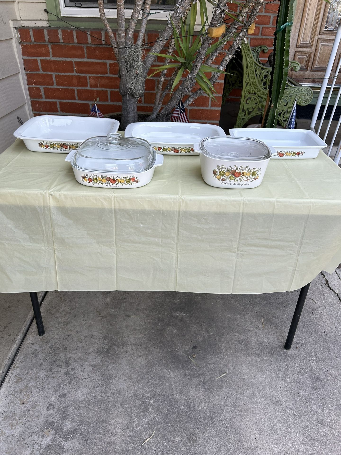 Vintage Corning Ware Spice Of Life Set