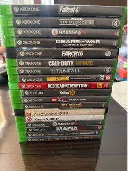 18 Xbox one games.