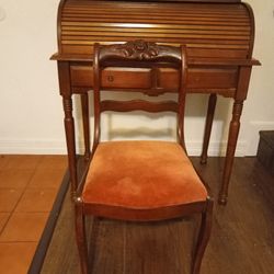 Antique Desk And Chair