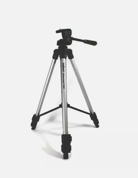 Velbon Videomate 300 Video Tripod Lightweight 57" in Box. Open box.