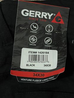 Gerry ventured fleece lined pant