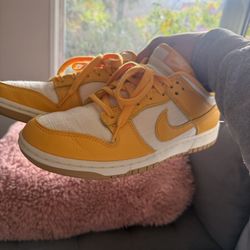 Nike Yellow Dunks 