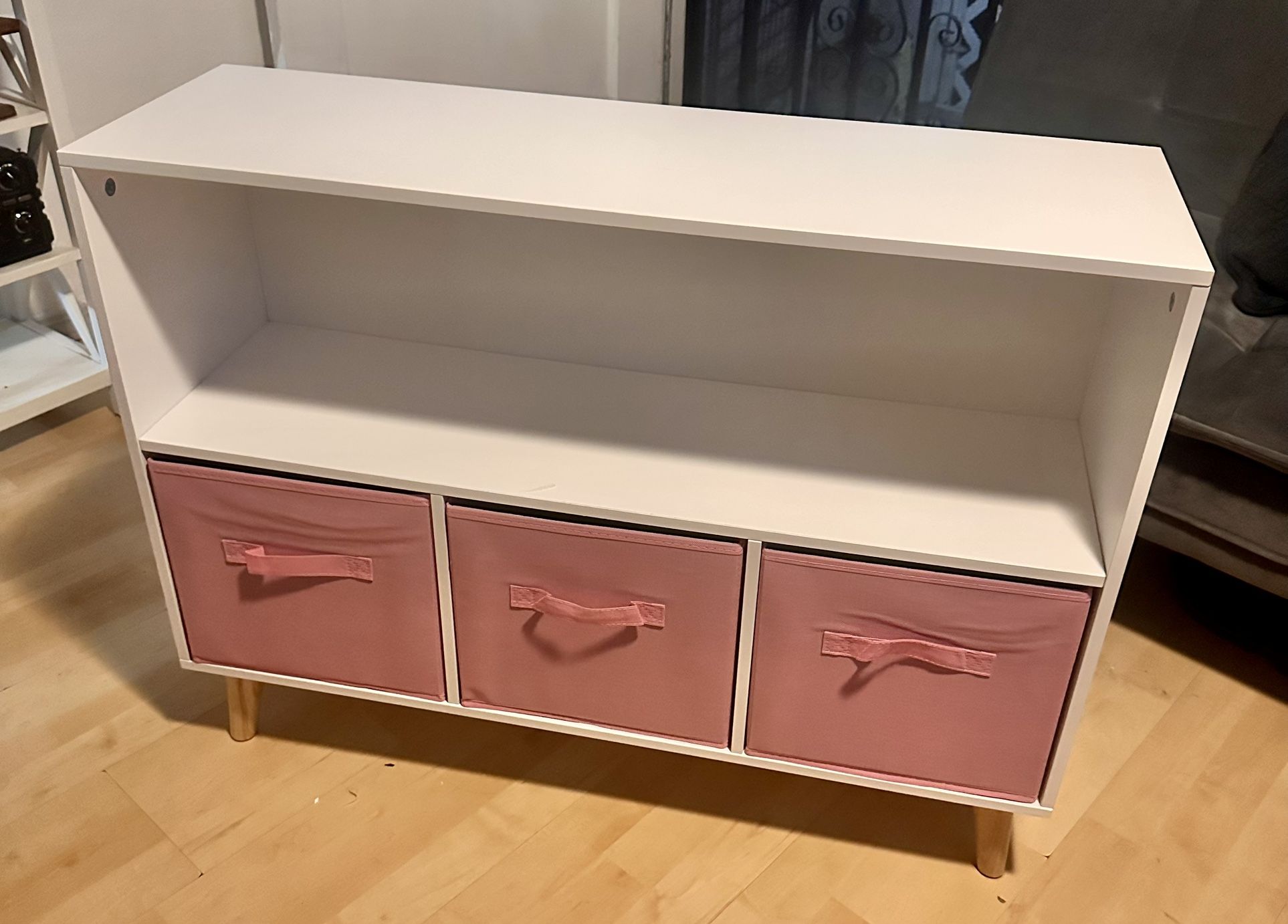 Toy Storage Organizer With 3 Drawers