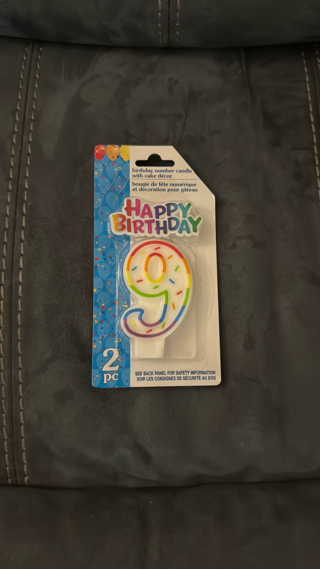 New Happy Birthday Number 9 Cake Party Candle And Decoration