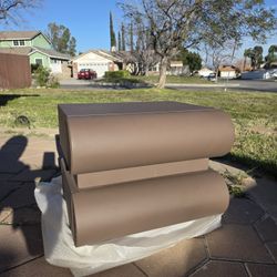 Leather Brown Night Stand