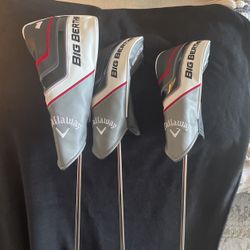 Callaway Wood Set -Driver, 3 and 5. Big Bertha