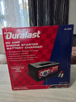 Duralast 80 amp engine starter battery charger