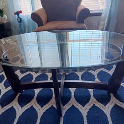 Living Room Glass Table Set Of 2