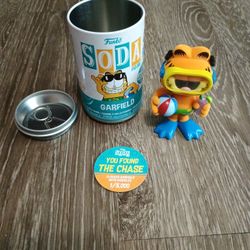 Funko Soda Garfield Flocked Chase