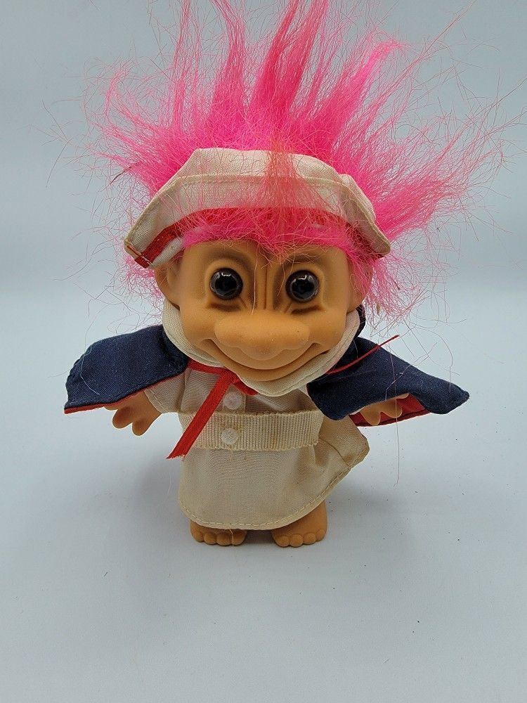 Vintage Russ Nurse Troll Doll