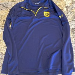 UA University of California Berkeley Golden Bears 1/4 Zip Pullover Fleece Mens L