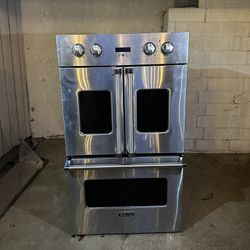 30” Viking Electric French Door Double Oven