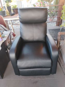 Faux Leather Recliner