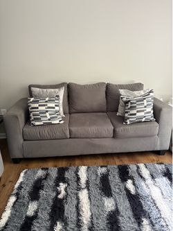Gray Sofa/Love Seat & Gray Dining Set