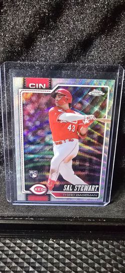 2026 Topps Chrome Sal Stewart RC Rookie #6 Wave Refractor Reds