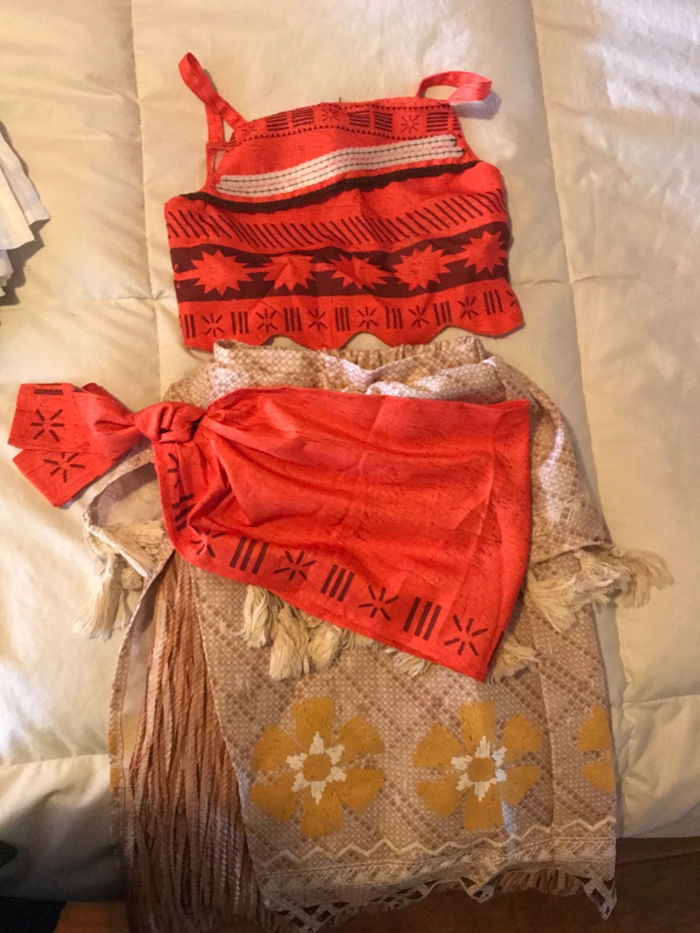 3 piece Moana costume OBO