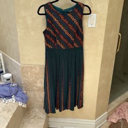 ModCloth Vintage Pleated Dress Size 8
