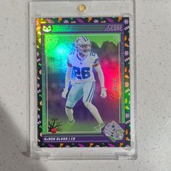 Daron Bland Score Halloween Parallel NFL Card