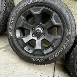 20 Ram Rims With 100% New Tires