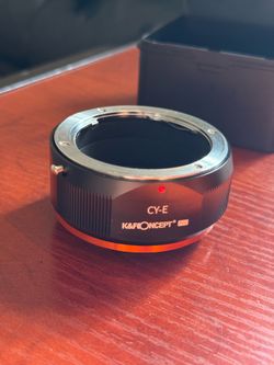 K&F concept PRO CY-E adapter. Use Contax/Yashica lenses on Sony-E cameras! Vintage lens converter