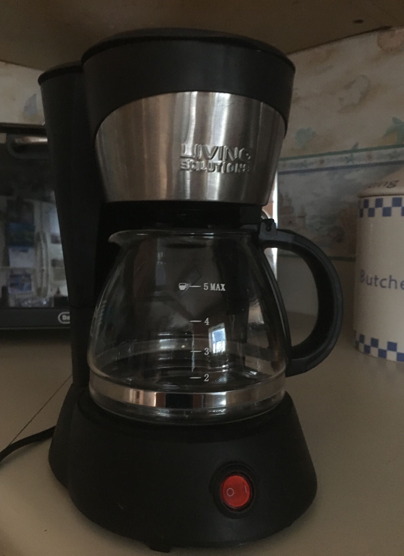 LIVING SOLUTIONS 5 Cup Coffee Maker
